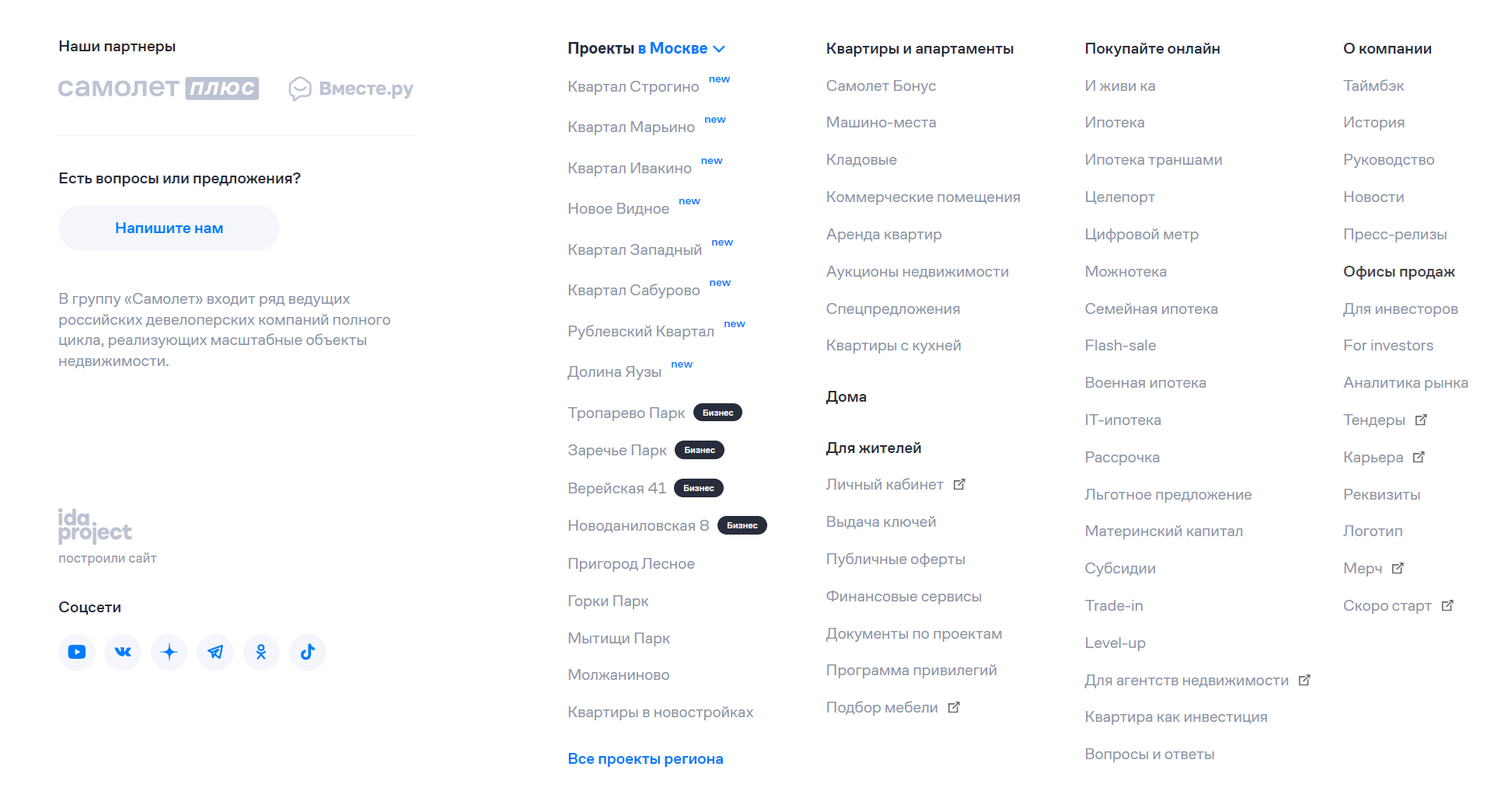 Как оформить футер для сайта и какие элементы в нем должны быть